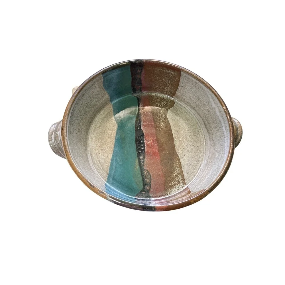 Wishon Harrell Studio Pottery Bowl‎ 10.5